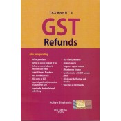 Taxmann's GST Refunds 2020 by Aditya Singhania 